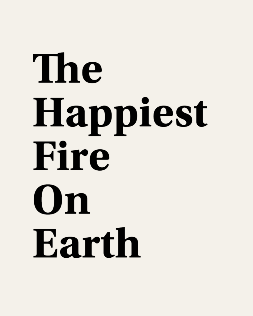 The happiest fire on earth postikortti