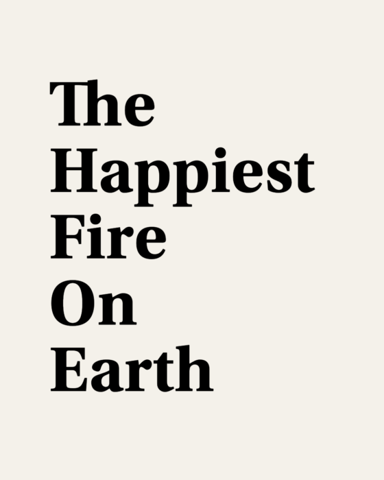 The happiest fire on earth postikortti